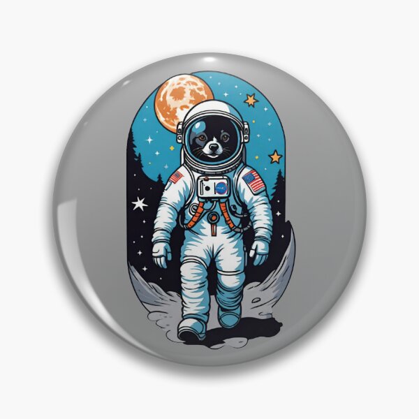 Item preview, Dogstronaut (#01) dog astronaut in space [Create a set!] designed and sold by SolidEarthArt.