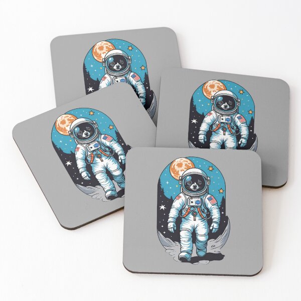Item preview, Dogstronaut (#01) dog astronaut in space [Create a set!] designed and sold by SolidEarthArt.