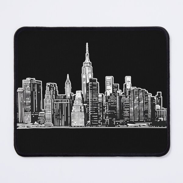 Item preview,  New York City Skyline Illustration designed and sold by BlueDoeArt.