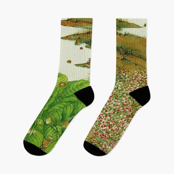 Item preview, A person sitting in the flower bushes is engrossed in reading, facing the sea and yearning for it. designed and sold by zenger2021.