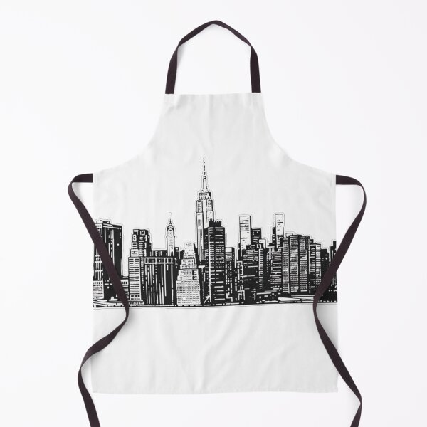 Item preview, New York City Skyline Illustration designed and sold by BlueDoeArt.