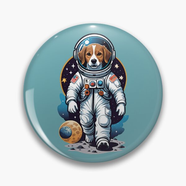 Item preview, Dogstronaut (#02) dog astronaut in space [Create a set!] designed and sold by SolidEarthArt.