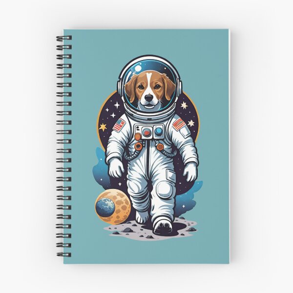 Item preview, Dogstronaut (#02) dog astronaut in space [Create a set!] designed and sold by SolidEarthArt.
