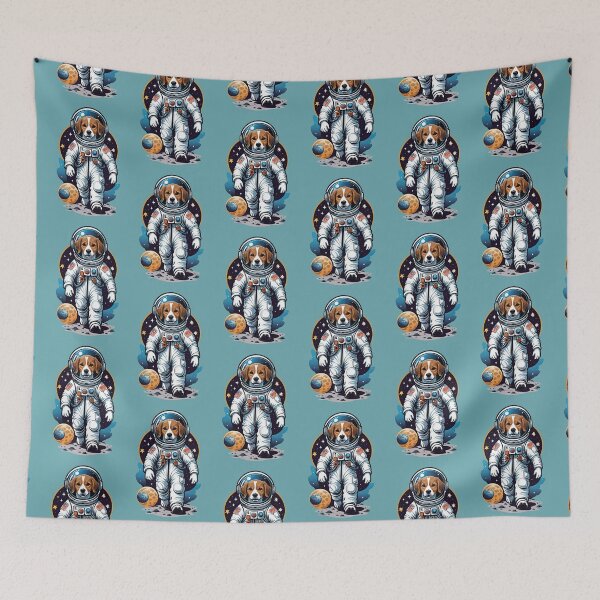Item preview, Dogstronaut (#02) dog astronaut in space [Create a set!] designed and sold by SolidEarthArt.