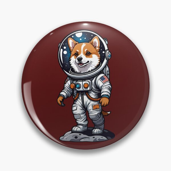 Item preview, Dogstronaut (#03) dog astronaut in space [Create a set!] designed and sold by SolidEarthArt.