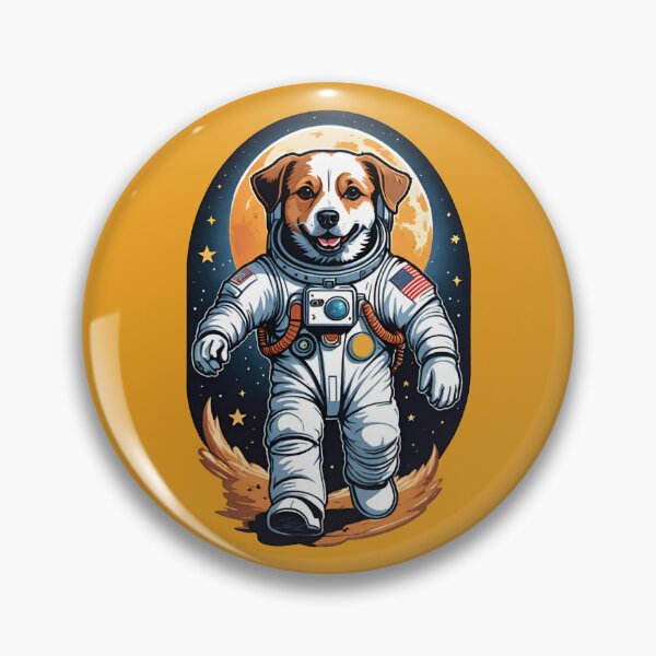 Item preview, Dogstronaut (#04) dog astronaut in space [Create a set!] designed and sold by SolidEarthArt.