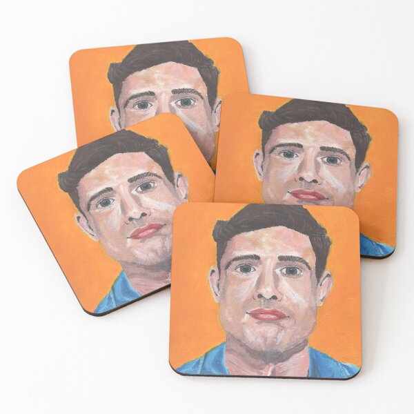Item preview, Ed Gamble Portrait - acrylic on paper designed and sold by sideaves.