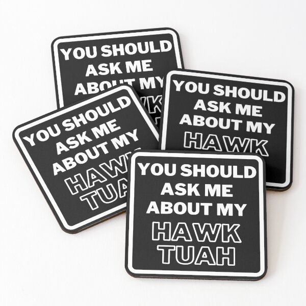 Item preview, Hawk Tuah White designed and sold by SpiffyD.