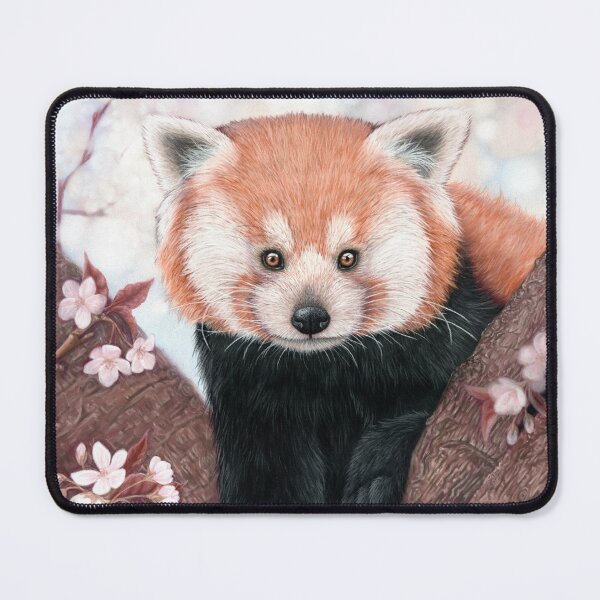 Item preview, Red Panda Cherry Blossom designed and sold by CharlotteJade.