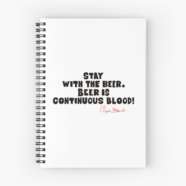 Item preview, Bukowski Quote: Stay with the Beer - Bold Block Letters designed and sold by Boogosh.