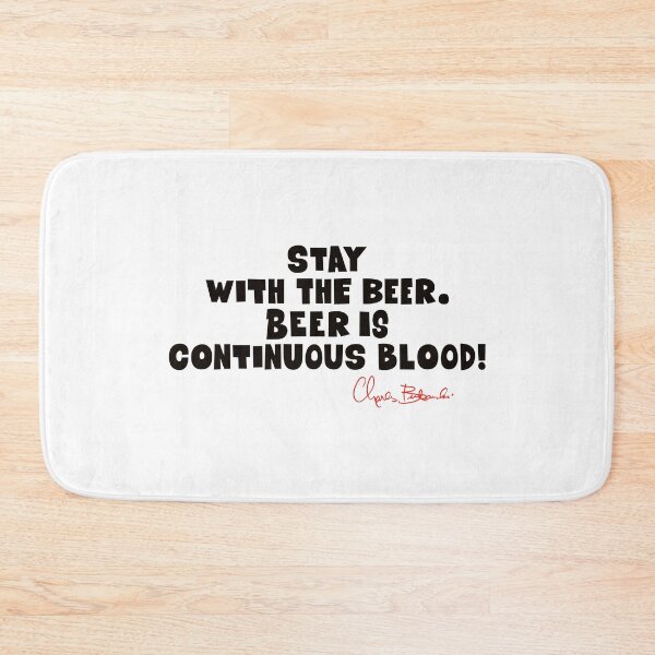 Item preview, Bukowski Quote: Stay with the Beer - Bold Block Letters designed and sold by Boogosh.