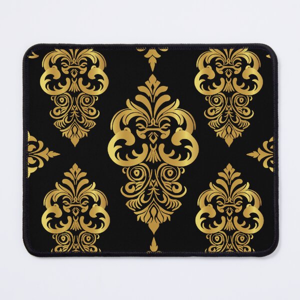 Item preview, Vintage Gold Patterns on a black Background designed and sold by kasune-shop.