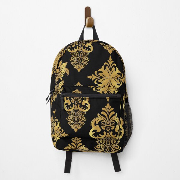 Item preview, Vintage Gold Patterns on a black Background designed and sold by kasune-shop.