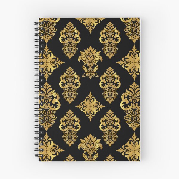 Item preview, Vintage Gold Patterns on a black Background designed and sold by kasune-shop.