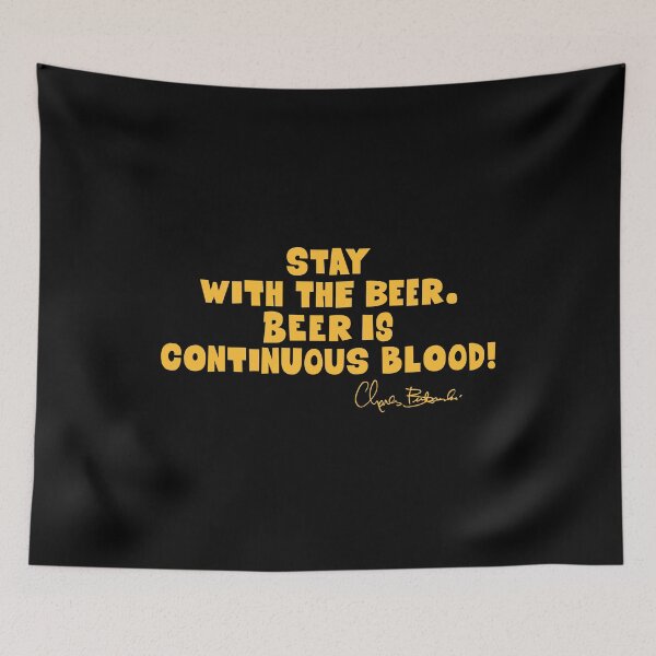 Item preview, Bukowski Quote: Stay with the Beer - Bold Block Letters designed and sold by Boogosh.