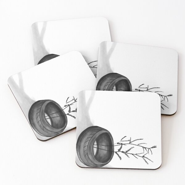 Item preview, Feeling relaxed under the tree drawing rubber wheel designed and sold by nongsao4.