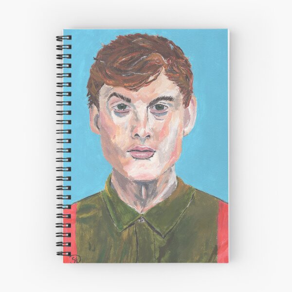 Item preview, James Acaster Portrait - Acrylic on paper designed and sold by sideaves.