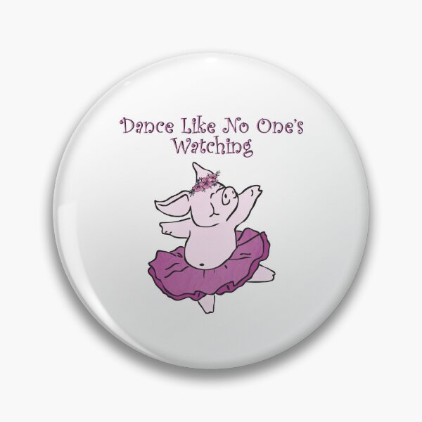Item preview, Dance Like No One's Watching Pig Dancing designed and sold by m2inspiration.