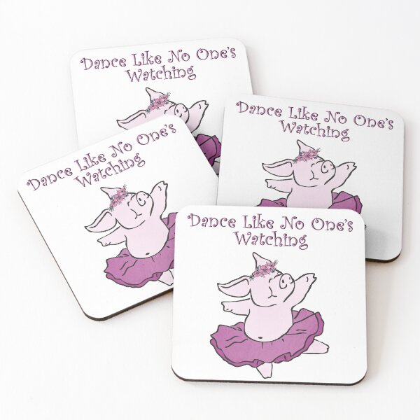 Item preview, Dance Like No One's Watching Pig Dancing designed and sold by m2inspiration.