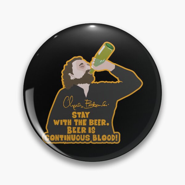 Item preview, Bukowski Quote: Stay with the Beer - Bold Block Letters designed and sold by Boogosh.