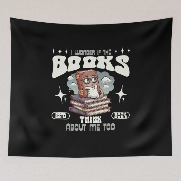 Item preview, I wonder if the books think about me too designed and sold by Peerless-Prime.