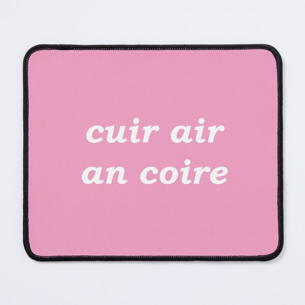 Item preview, Put on the kettle! (cuir air an coire in Scottish Gaelic) in pink pastel designed and sold by Mamaidh Made.