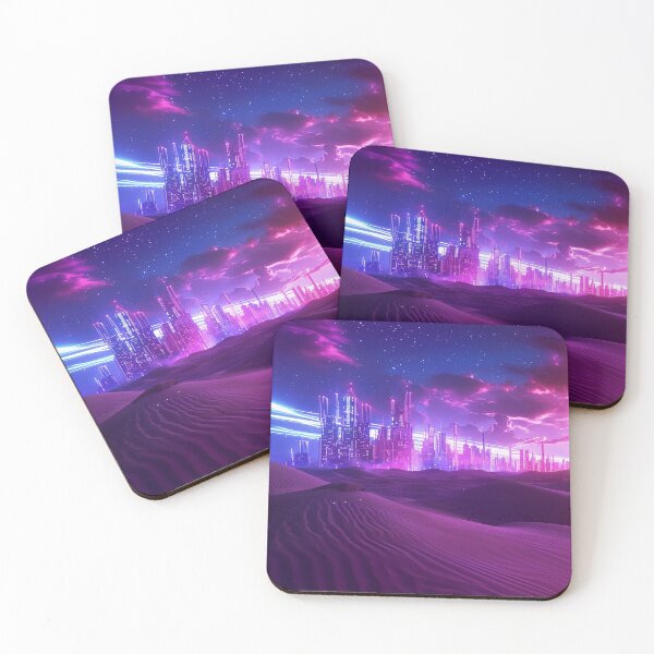 Item preview, Neon Desert Metropolis designed and sold by D-ArtistryHub.