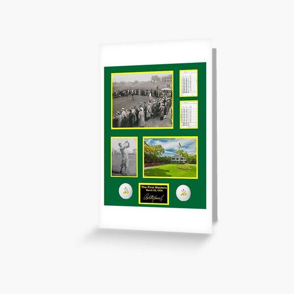Item preview, Bobby Jones First Masters Augusta GA Teeing Off Photo Collage March 1934 With Walter Hagan designed and sold by oldwestcowboy.