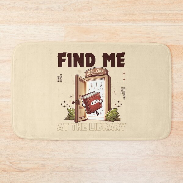 Item preview, Find me at the library designed and sold by Peerless-Prime.