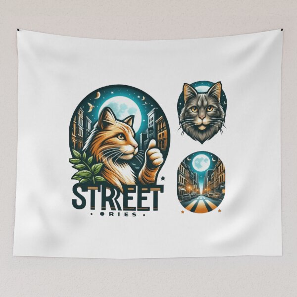 Item preview, “Urban Oasis: Creating a Safe Haven for Street Cats” designed and sold by Scouts4ever.