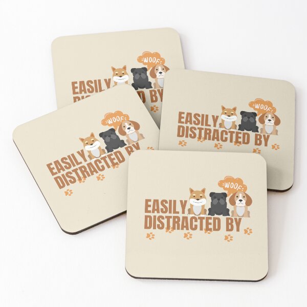 Item preview, Easily Distracted By Dogs designed and sold by heartfeltarts93.