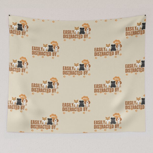 Item preview, Easily Distracted By Dogs designed and sold by heartfeltarts93.