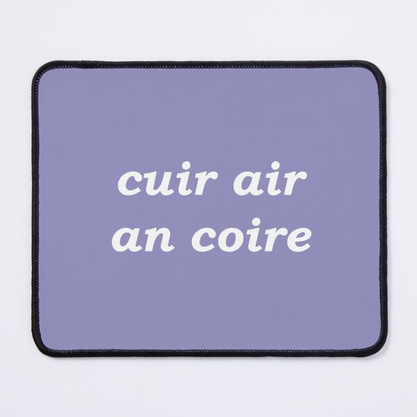 Item preview, Put on the kettle! (cuir air an coire in Scottish Gaelic) in pastel blue designed and sold by Mamaidh Made.