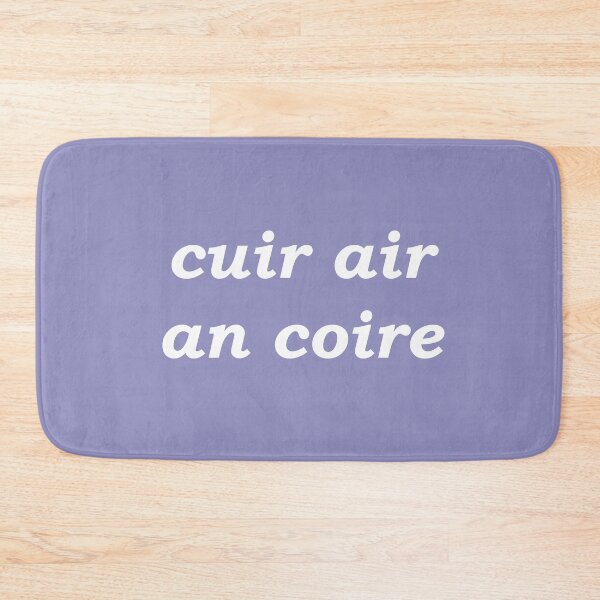 Item preview, Put on the kettle! (cuir air an coire in Scottish Gaelic) in pastel blue designed and sold by Mamaidh Made.