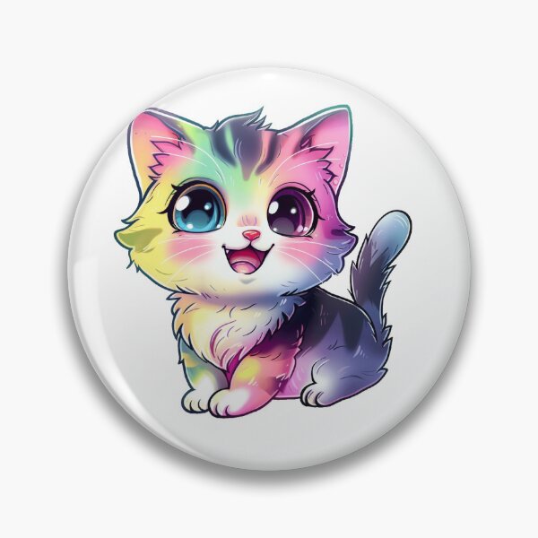 Item preview, Colorful kitten V11 designed and sold by Stickio.