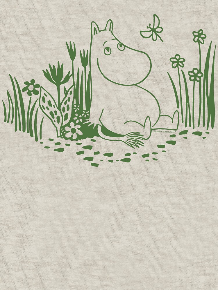 Thumbnail 7 of 7, Classic T-Shirt, Moomin Moomintroll Relaxing In The Garden designed and sold by MoominStore.