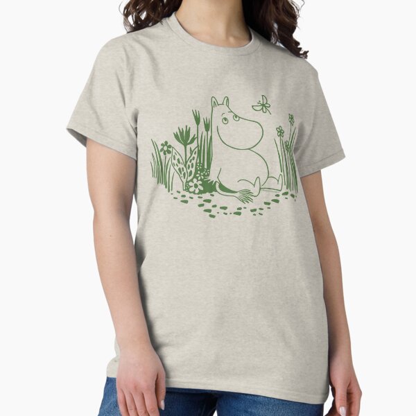 Item preview, Moomin Moomintroll Relaxing In The Garden designed and sold by MoominStore.