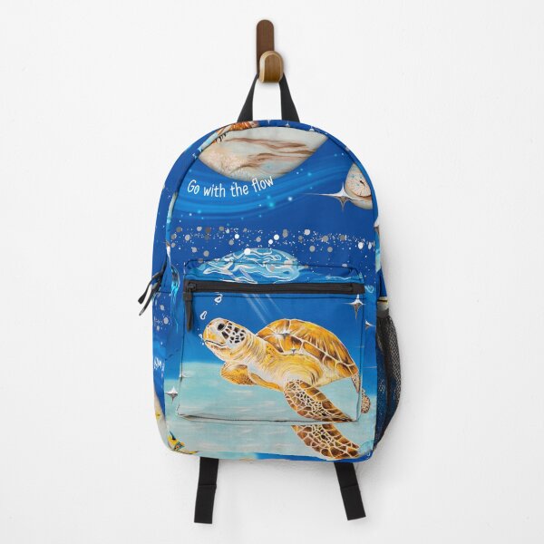 Item preview, Go with the flow - tropical sea turtle designed and sold by GabiVitryArt.