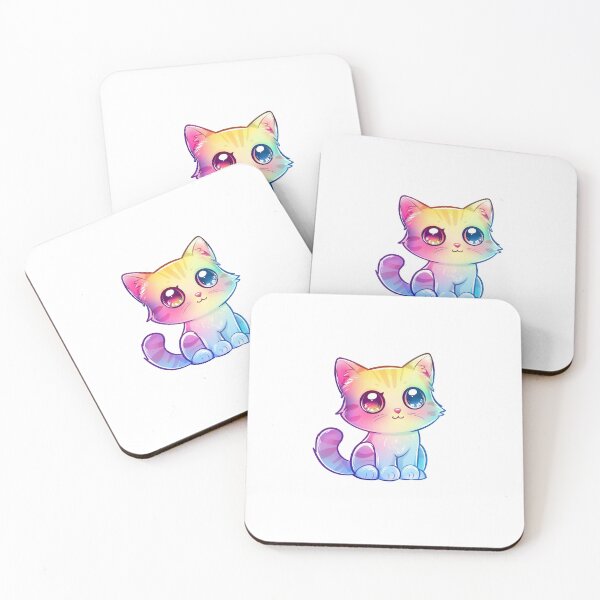 Item preview, Colorful kitten V13 designed and sold by Stickio.