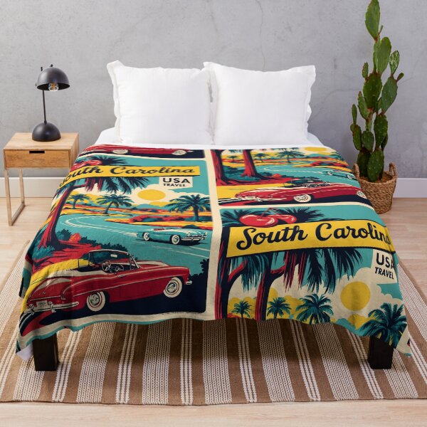 Item preview, South Carolina USA American Vintage Travel Tourism  designed and sold by TravelersGems.