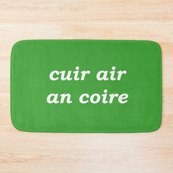 Item preview, Put on the kettle! (cuir air an coire in Scottish Gaelic) in bright green designed and sold by Mamaidh Made.