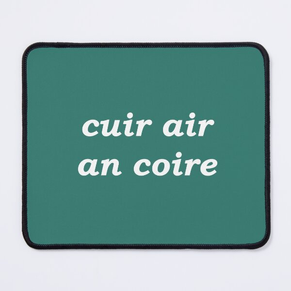 Item preview, Put on the kettle! (cuir air an coire in Scottish Gaelic) in emerald green designed and sold by Mamaidh Made.