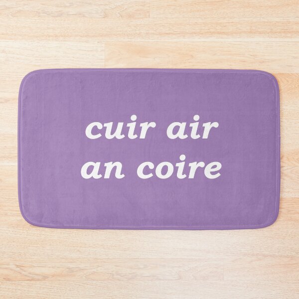 Item preview, Put on the kettle! (cuir air an coire in Scottish Gaelic) in indigo pastel designed and sold by Mamaidh Made.