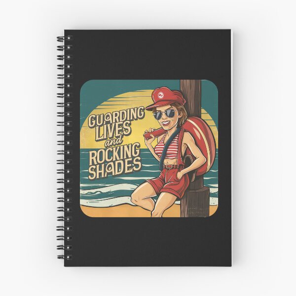 Item preview, 'Guarding Lives and Rocking Shades'' Funny Swim Couch Lifeguard T-Shirt designed and sold by Witty Shirts.