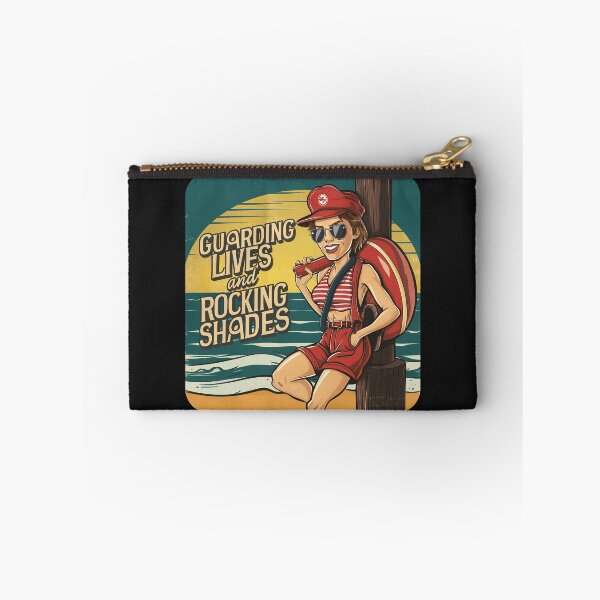 Item preview, 'Guarding Lives and Rocking Shades'' Funny Swim Couch Lifeguard T-Shirt designed and sold by Witty Shirts.