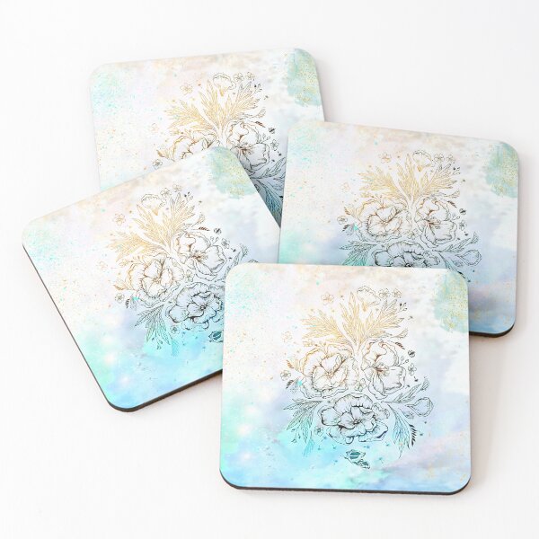 Item preview, golden flowers designed and sold by clarazen.