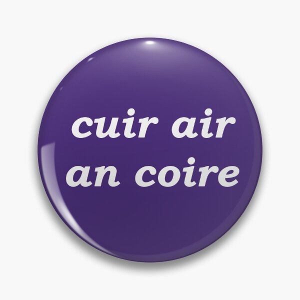 Item preview, Put on the kettle! (cuir air an coire in Scottish Gaelic) in indigo designed and sold by Mamaidh Made.