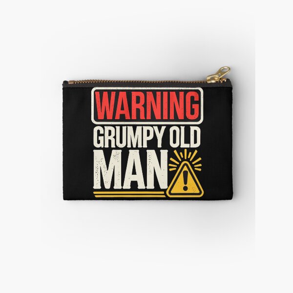 Item preview, Warning: Grumpy Old Man – Funny Retro Sign designed and sold by Opheli-awould.