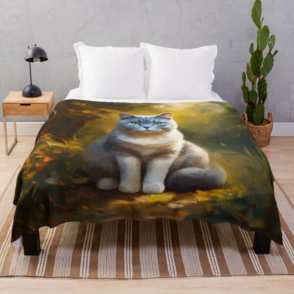 Item preview, British Shorthaired Cat - oil painting designed and sold by Julia Rudens.