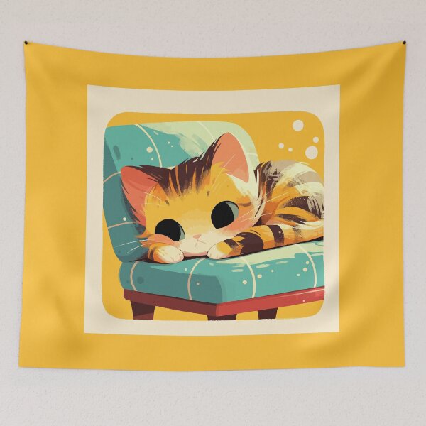 Artikelvorschau, Katze entworfen und verkauft von SixtyOneDesign.